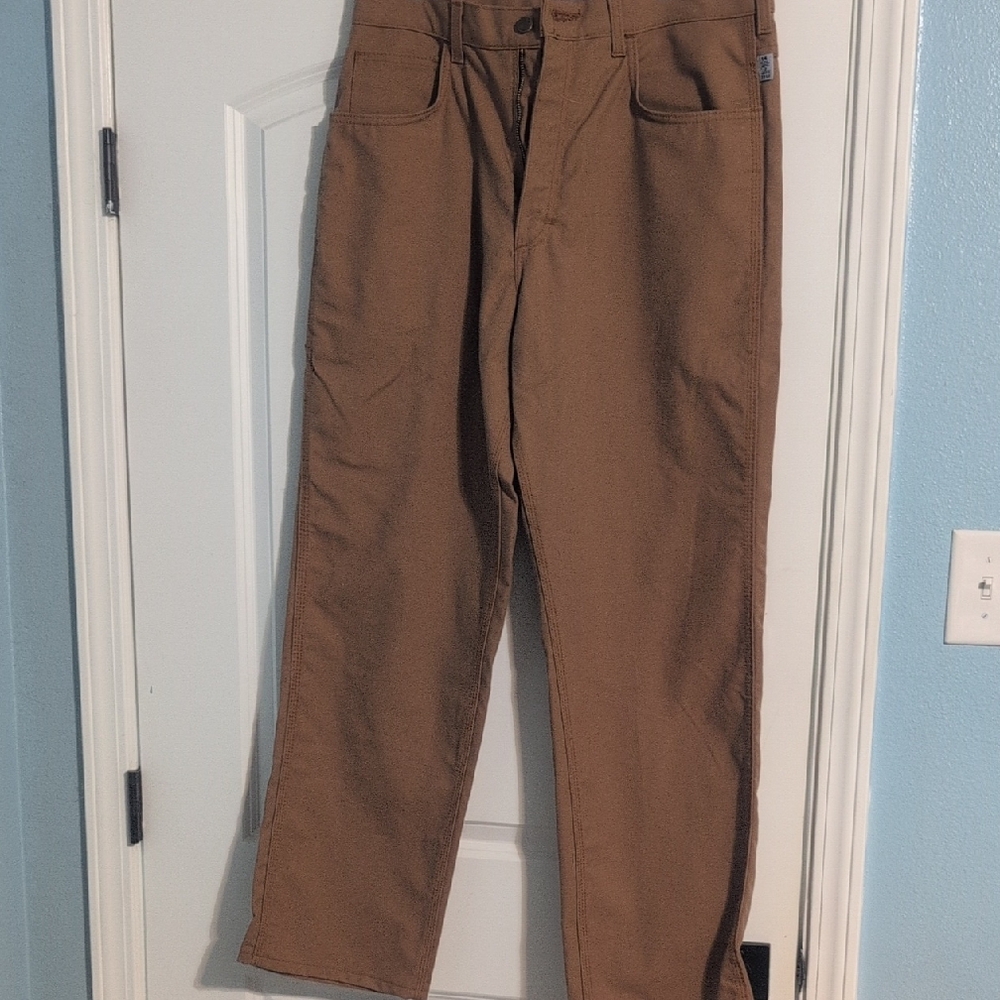 Casual Brown Chinos with Relaxed Fit